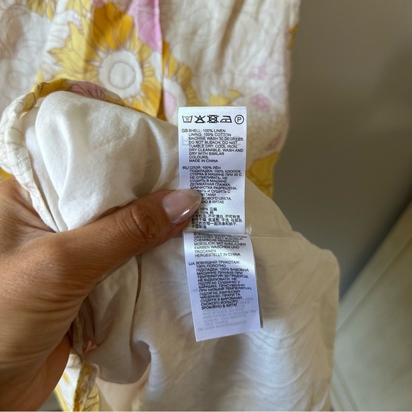 REISS Kay Tie Front Printed Dress - Picture 8 of 11